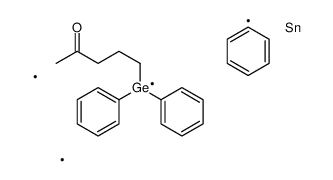 dimethyl(phenyl)tin,4-oxopentyl(diphenyl)germanium Structure