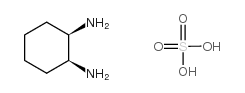 (1R,2S)-cyclohexane-1,2-diamine; sulfuric acid structure