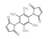 1-[4-(2,5-dioxopyrrol-1-yl)-2,3,5,6-tetramethyl-phenyl]pyrrole-2,5-dione structure