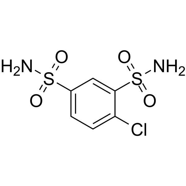 氯非那胺结构式