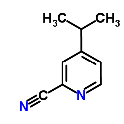 2-氰基吡啶,4-(1-甲基乙基)-(9CI)结构式
