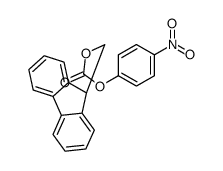 9H-fluoren-9-ylmethyl (4-nitrophenyl) carbonate结构式