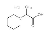2-哌啶-1-基丙酸盐酸盐结构式