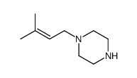 Piperazine,1-(3-methyl-2-butenyl)- (6CI,9CI) Structure