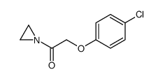 1-(aziridin-1-yl)-2-(4-chlorophenoxy)ethanone结构式