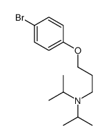 3-(4-bromophenoxy)-N,N-di(propan-2-yl)propan-1-amine Structure