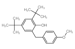 2-[(4-methoxyphenyl)methyl]-4,6-ditert-butyl-phenol结构式