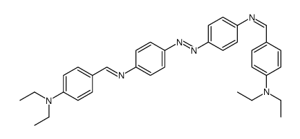 4,4'-Bis[[[4-(diethylamino)phenyl]methylene]amino]azobenzene Structure