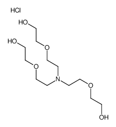 2-[2-[bis[2-(2-hydroxyethoxy)ethyl]amino]ethoxy]ethanol,hydrochloride Structure