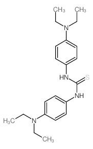 Thiourea,N,N'-bis[4-(diethylamino)phenyl]-结构式