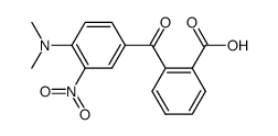 2-[4-(DIMETHYLAMINO)-3-NITROBENZOYL]BENZOIC ACID结构式