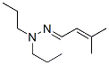 3-Methyl-2-butenal dipropyl hydrazone Structure