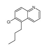 5-butyl-6-chloroquinoline Structure