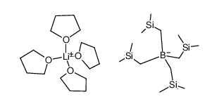 [Li(thf)4][B(CH2SiMe3)4]结构式