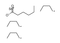 tributylstannyl hexanoate Structure