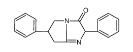 2,5,6,7-Tetrahydro-2,6-diphenyl-3H-pyrrolo(1,2-a)imidazol-3-one结构式
