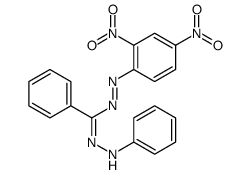 N'-anilino-N-(2,4-dinitrophenyl)iminobenzenecarboximidamide Structure