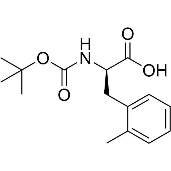 BOC-D-2-甲基苯丙氨酸结构式