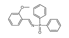 N-diphenylphosphoryl-1-(2-methoxyphenyl)methanimine结构式