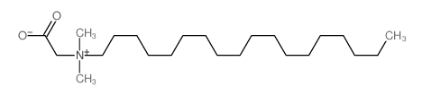 (carboxylatomethyl)dimethyl(octadecyl)ammonium structure