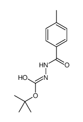 tert-butyl N-[(4-methylbenzoyl)amino]carbamate结构式