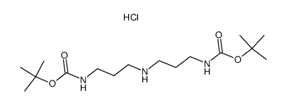 N1,N7-Bis(t-butoxycarbonyl)norspermidine hydrochloride Structure