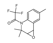 3,4-epoxy-1-trifluoroacetyl-2,2,6-trimethyl-1,2,3,4-tetrahydroquinoline结构式