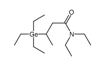N,N-diethyl-3-triethylgermylbutanamide结构式
