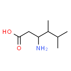 Hexanoic acid,3-amino-4,5-dimethyl-结构式