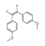1,1'-[(E)-1,2-Difluoro-1,2-ethenediyl]bis(4-methoxybenzene) Structure