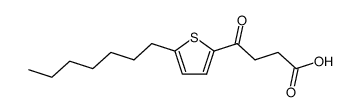 4-(5-heptyl-[2]thienyl)-4-oxo-butyric acid结构式