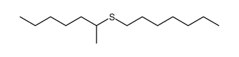 heptan-2-yl(heptyl)sulfane结构式