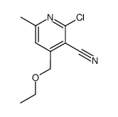 4-ethoxymethyl-2-chloro-6-methyl-nicotinonitrile Structure