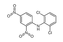 N-(2,6-二氯苯基)-2,4-二硝基苯胺结构式