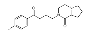 2-[4-(4-Fluoro-phenyl)-4-oxo-butyl]-hexahydro-pyrrolo[1,2-a]pyrazin-1-one结构式