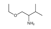 1-ethoxy-3-methylbutan-2-amine Structure