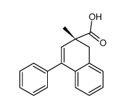 (2R)-2-methyl-4-phenyl-1H-naphthalene-2-carboxylic acid结构式