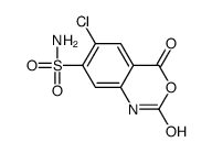 6-chloro-2,4-dioxo-1H-3,1-benzoxazine-7-sulfonamide Structure