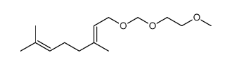 1-(2-methoxyethoxymethoxy)-3,7-dimethylocta-2,6-diene结构式