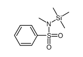 N-methyl-N-trimethylsilylbenzenesulfonamide Structure