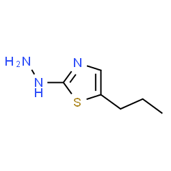 Thiazole,2-hydrazinyl-5-propyl- Structure
