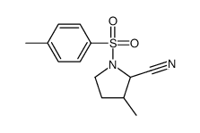 3-methyl-1-(4-methylphenyl)sulfonylpyrrolidine-2-carbonitrile Structure
