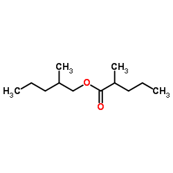 2-Methylpentyl 2-methylpentanoate Structure