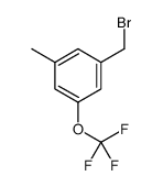 1-(bromomethyl)-3-methyl-5-(trifluoromethoxy)benzene Structure
