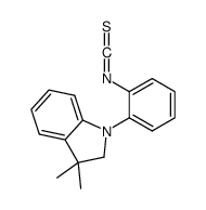 1-(2-isothiocyanatophenyl)-3,3-dimethyl-2H-indole结构式