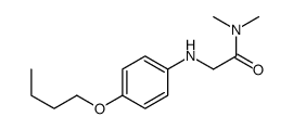 2-(4-butoxyanilino)-N,N-dimethylacetamide Structure