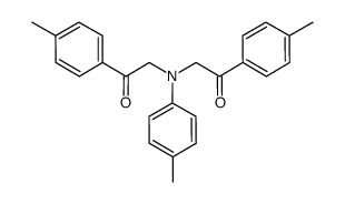 N,N-bis(4-methylphenacyl)-4-methylaniline结构式
