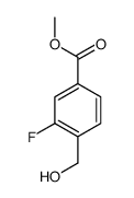 methyl 3-fluoro-4-(hydroxymethyl)benzoate Structure