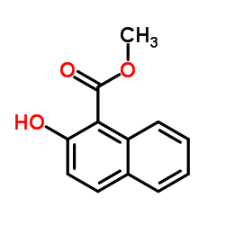 2-羟基-1-萘酸甲酯结构式