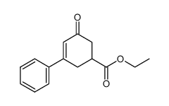 5-oxo-3-phenyl-cyclohex-3-enecarboxylic acid ethyl ester结构式
